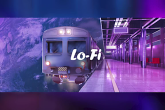 create a style lofi youtube channel with 20 lofi music animations