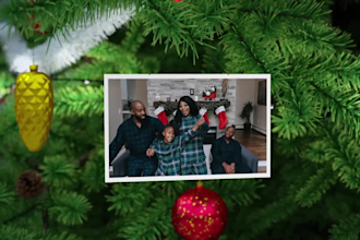 create an amazing santa claus christmas video with your images