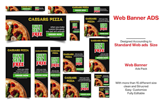 create animated GIF banner and animated GIF web banner ads