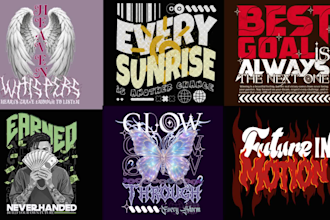 provide custom t shirt, streetwear t shirt and graphic t shirt design