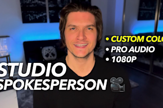 be your charming, captivating young male studio spokesperson