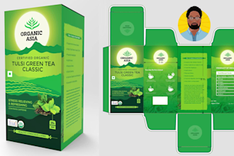 do custom branding package and label design