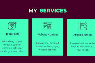 write seo articles and blog posts