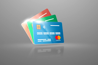 create a 3d animated credit card