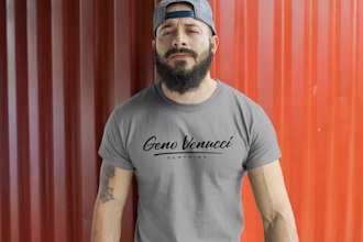 create a professional clothing apparel mockup video using your design