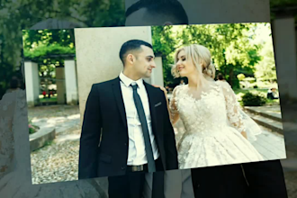 make an amazing and lovely dynamic photo slideshow video with photos or videos