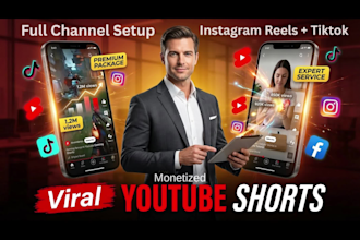 make viral motivational shorts, reels and tiktoks