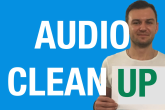 清理噪音编辑您的音频或声音在视频