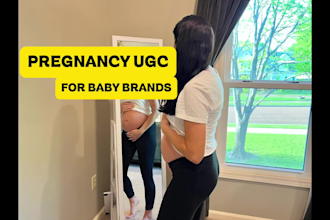 create pregnancy and maternity ugc videos for baby brands