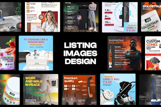 amazon product listing images and aplus ebc content design