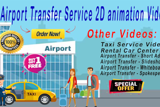 do airport transfer service video or airport shuttle service video