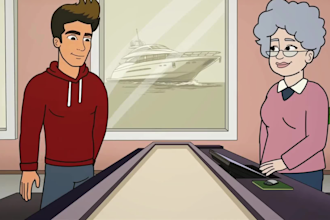 do advanced 2d animated explainer video, 2d animation video, 2d short film, meme