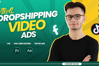 create creative dropshipping video ads