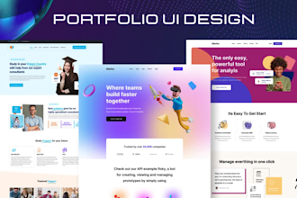 design custom UI UX for apps, websites, landing pages in figma