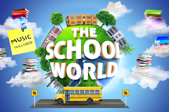 make professional online school promo video ad