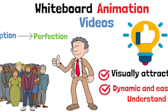 do a premium custom whiteboard animation explainer doodle video