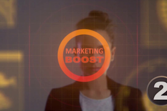 3d hologram animation futuristic sci fi technology visual holographic brand logo