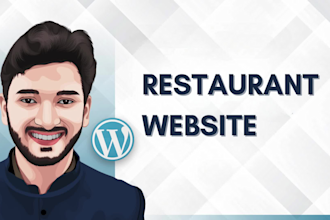 design restaurant website with online food order delivery system pickup service