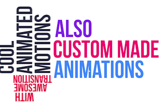 make kinetic typography lyrics, short video ads, explainer video