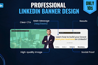 design linkedin banner, facebook cover and carousel posts