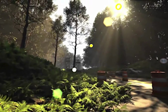 create 3d unreal engine environment, terrain levels for games