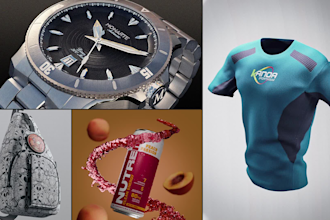 do 3d product modeling, animation and realistic renders