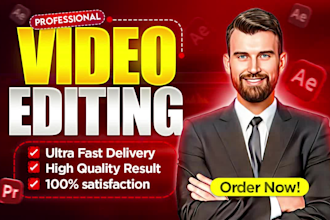 professionally edit youtube vlogs, reels, travel and all type of video editing