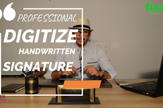 digitize your handwritten signature in PDF file