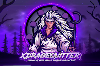 design twitch logo, stream animated overlay kick or twitch stream package panels