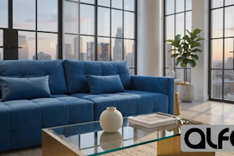 create lifestyle environment for your furniture product using ai bed, sofa, etc