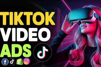 create viral tik tok video ads, dropshipping facebook video ads in 6 hours