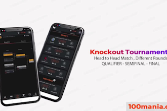 develop esports tournament website,app for FIFA nba dota cod fortnite and more
