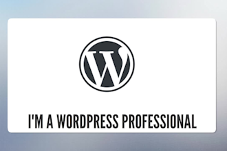 install wordpress and set theme demo in 1 hours