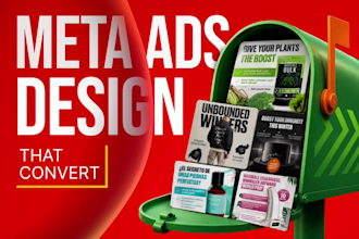 design meta ads creative, facebook ad creative, instagram post or ad image