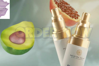 do 3d cosmetic animation video cgi skincare product video 3d cosmetic animation
