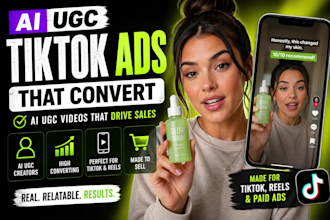 create ai ugc video ads for tiktok and meta that convert