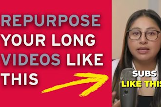 repurpose podcasts or youtube videos into reels and shorts