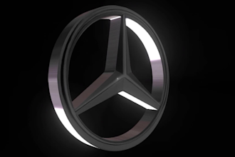 create a 3d spinning logo, 3d rotating loop animation