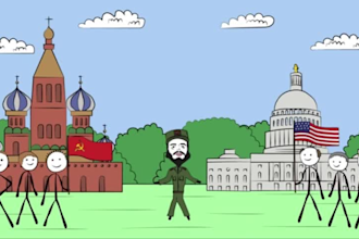 create funny 2d stickman explainer videos and humorous stick figure animations
