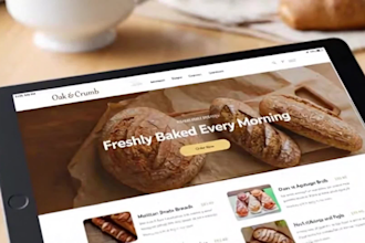 create a modern ai powered business website