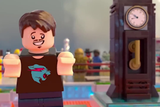 create custom 3d lego character, 3d lego animation, 3d brick video, stop motion