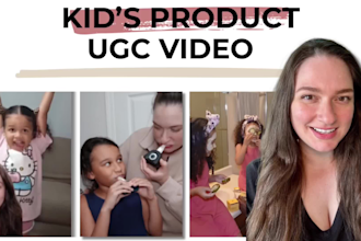 create videos and ads for your kids product