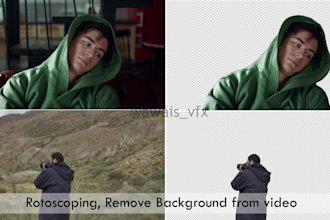 remove background from video, rotoscoping