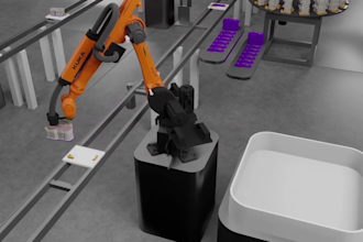 do 3d robotic arm animation factory animation industrial product animation