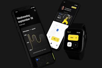 create app explainer video, app intro, ui animation, app promo video