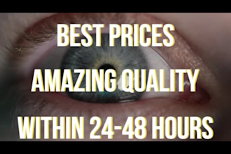 do professional video editing for youtube and ads