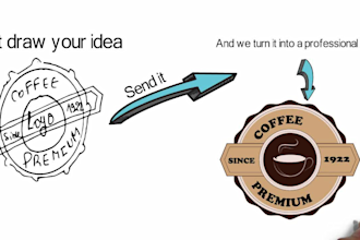 design custom circular logo, badges, stamps, and labels