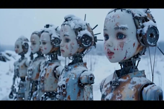 create a cinematic ai music video animation