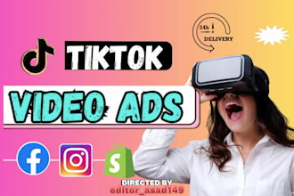 create customized tik tok video ads, dropshipping video ads