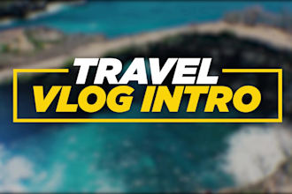 create travel intro for your youtube videos